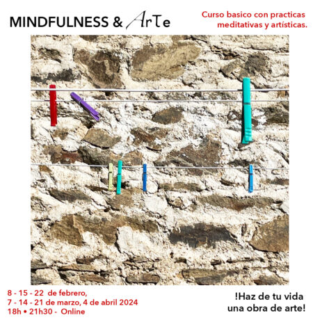 Curso básico  MINDFULNESS y ARTE Invierno 2024 con practicas creativas y meditativas